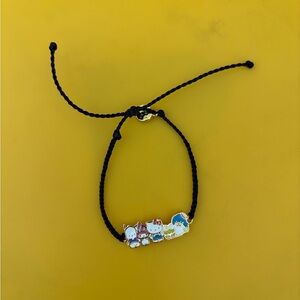 Pura Vida Black Bracelet with Sanrio Characters